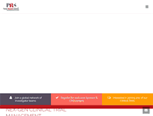 Tablet Screenshot of pioneerresearchsolutions.com